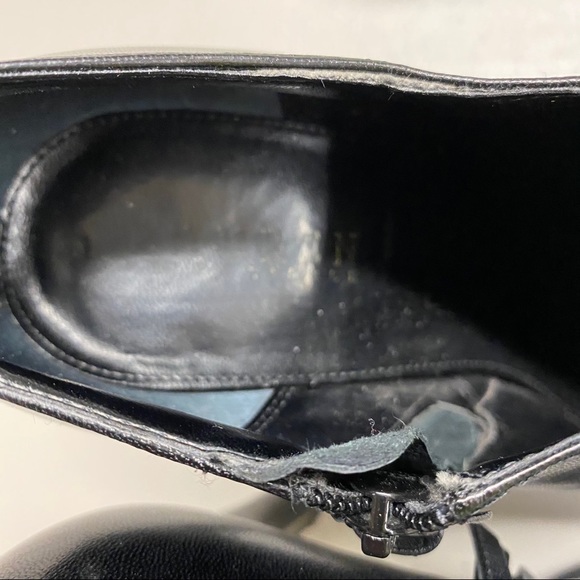 LRL Ralph Lauren Black Zip Ankle Booties Vibram - Picture 2 of 8